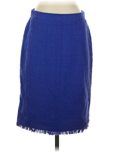 Pre-owned Jcrew Formal Skirt In Blue