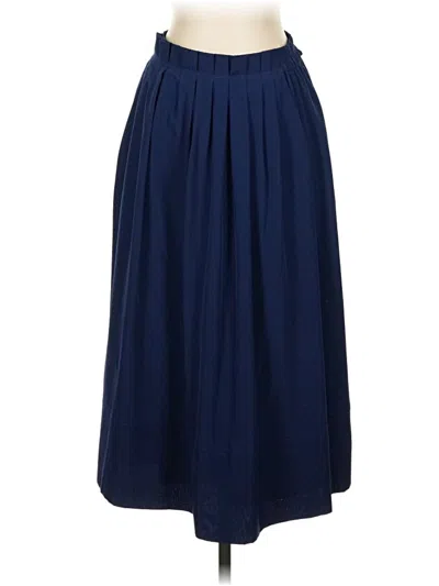 Pre-owned Jcrew Formal Skirt In Blue