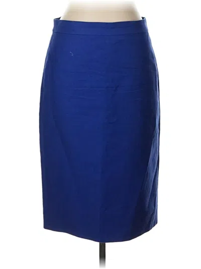 Pre-owned Jcrew Formal Skirt In Blue