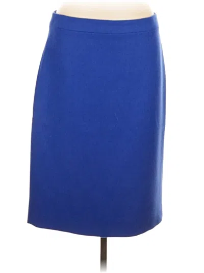 Pre-owned Jcrew Formal Skirt In Blue
