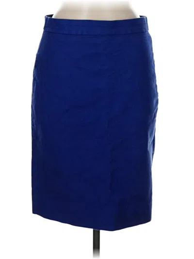 Pre-owned Jcrew Formal Skirt In Blue