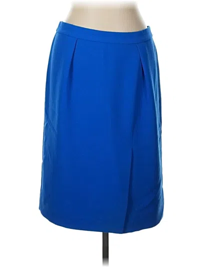 Pre-owned Jcrew Formal Skirt In Blue
