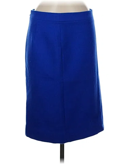 Pre-owned Jcrew Formal Skirt In Blue