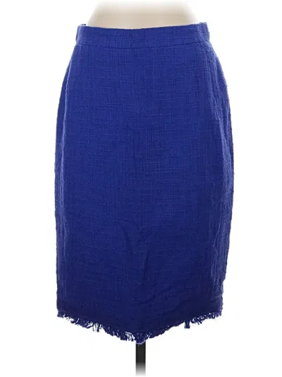 Pre-owned Jcrew Formal Skirt In Blue