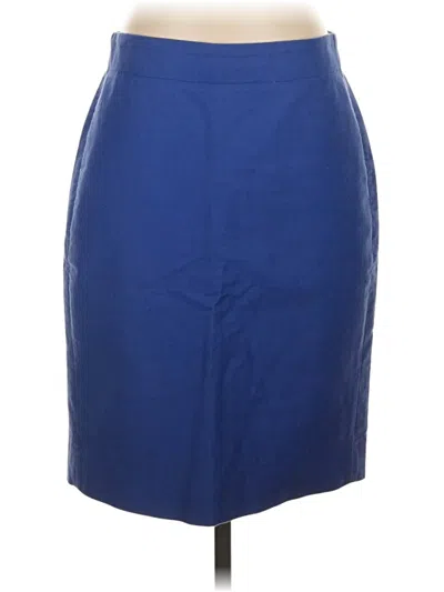 Pre-owned Jcrew Formal Skirt In Blue