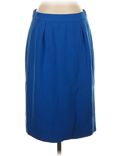 Pre-owned Jcrew Formal Skirt In Blue