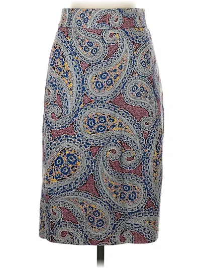 Pre-owned Jcrew Formal Skirt In Blue