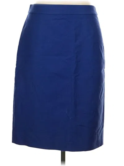 Pre-owned Jcrew Formal Skirt In Blue
