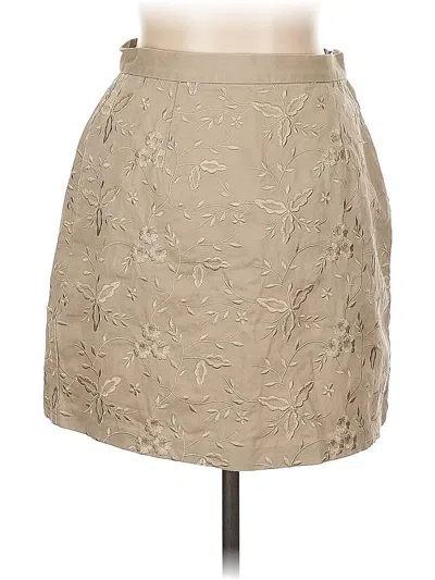 Pre-owned Jcrew Formal Skirt In Brown