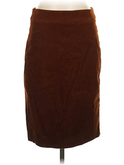 Pre-owned Jcrew Formal Skirt In Brown