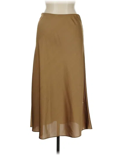Pre-owned Jcrew Formal Skirt In Brown