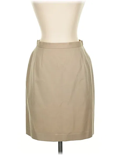 Pre-owned Jcrew Formal Skirt In Brown