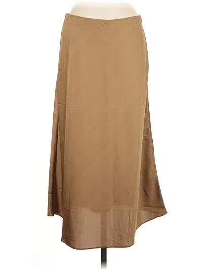 Pre-owned Jcrew Formal Skirt In Brown