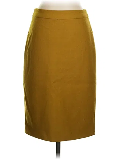 Pre-owned Jcrew Formal Skirt In Brown