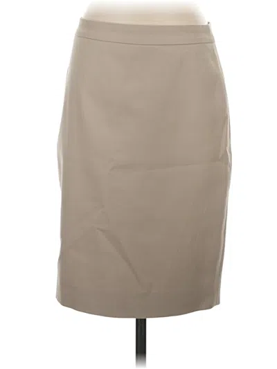 Pre-owned Jcrew Formal Skirt In Brown