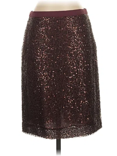 Pre-owned Jcrew Formal Skirt In Brown