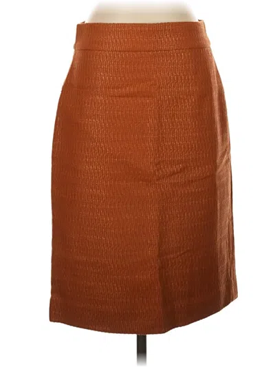 Pre-owned Jcrew Formal Skirt In Brown