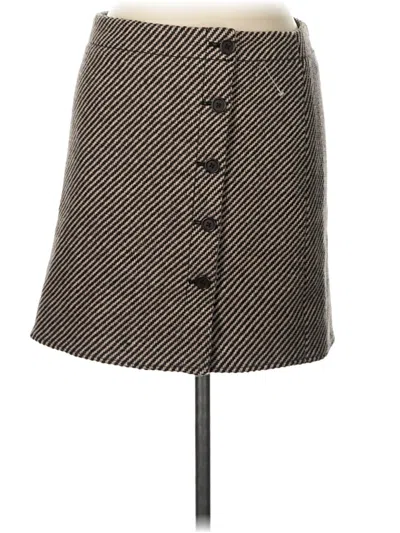 Pre-owned Jcrew Formal Skirt In Brown