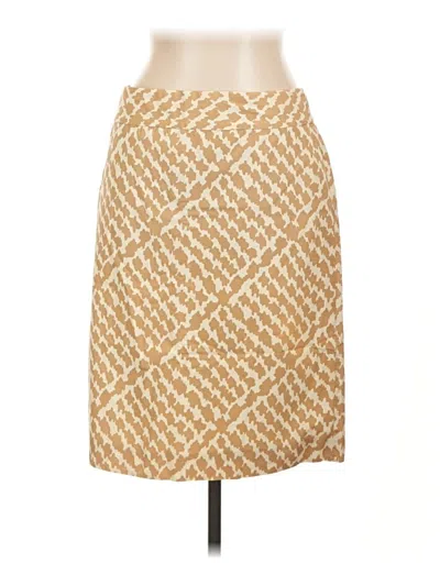 Pre-owned Jcrew Formal Skirt In Gold