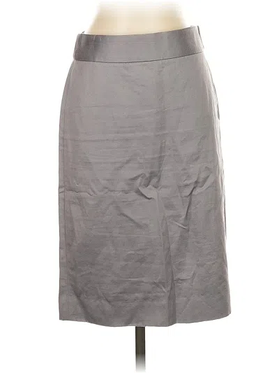 Pre-owned Jcrew Formal Skirt In Gray