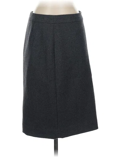 Pre-owned Jcrew Formal Skirt In Gray