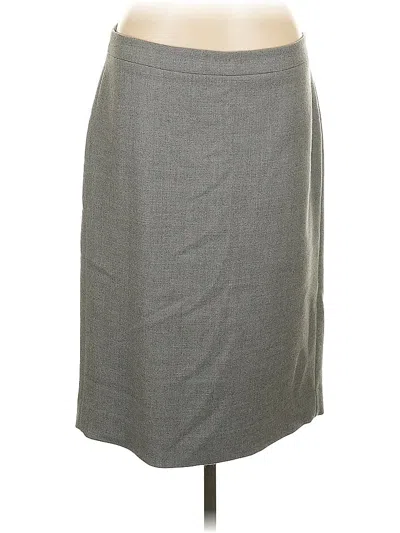 Pre-owned Jcrew Formal Skirt In Gray