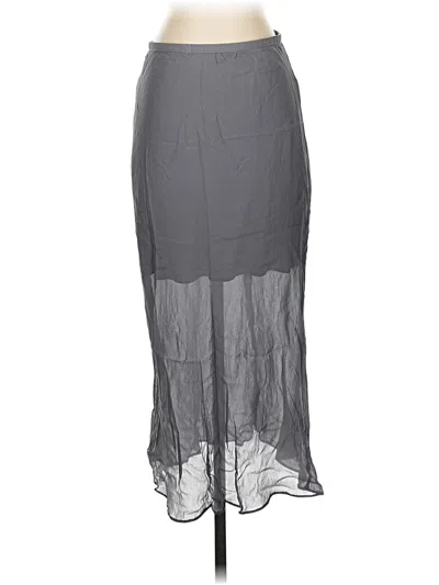 Pre-owned Jcrew Formal Skirt In Gray
