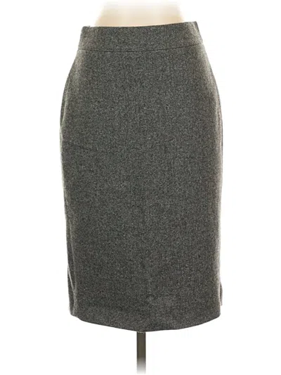 Pre-owned Jcrew Formal Skirt In Gray