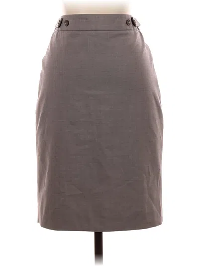 Pre-owned Jcrew Formal Skirt In Gray
