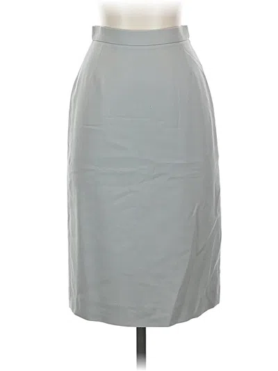 Pre-owned Jcrew Formal Skirt In Gray