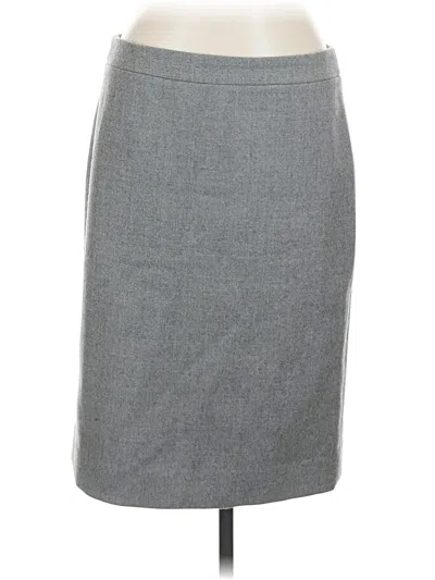 Pre-owned Jcrew Formal Skirt In Gray