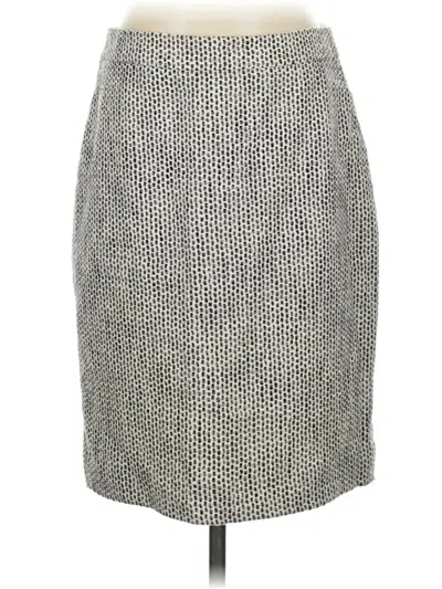 Pre-owned Jcrew Formal Skirt In Gray