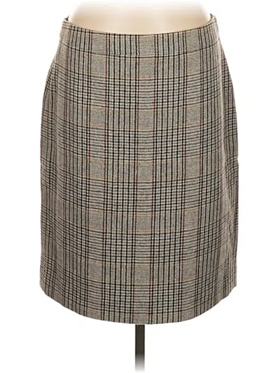 Pre-owned Jcrew Formal Skirt In Gray