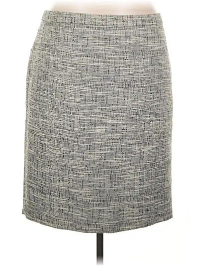 Pre-owned Jcrew Formal Skirt In Gray