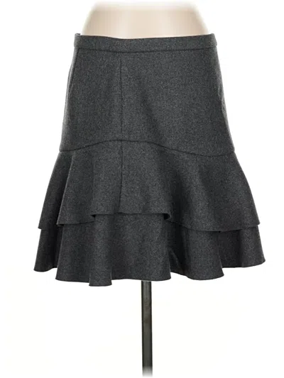 Pre-owned Jcrew Formal Skirt In Gray