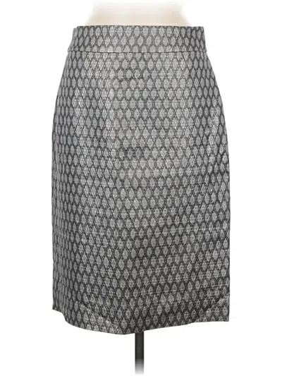Pre-owned Jcrew Formal Skirt In Gray