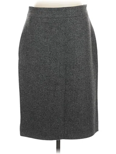 Pre-owned Jcrew Formal Skirt In Gray