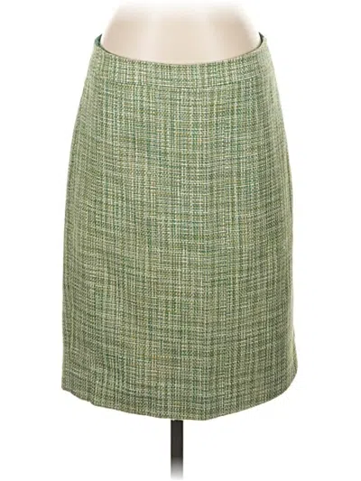 Pre-owned Jcrew Formal Skirt In Green