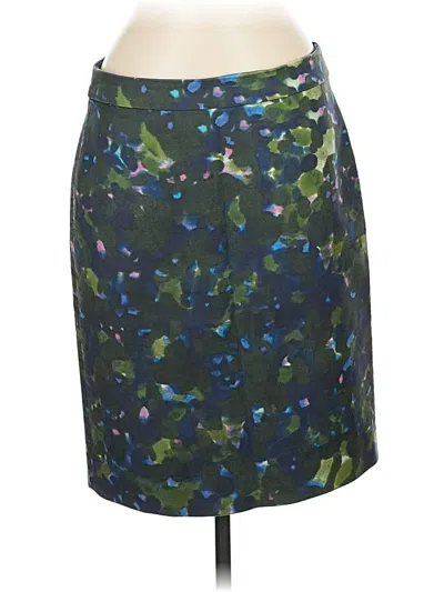 Pre-owned Jcrew Formal Skirt In Green
