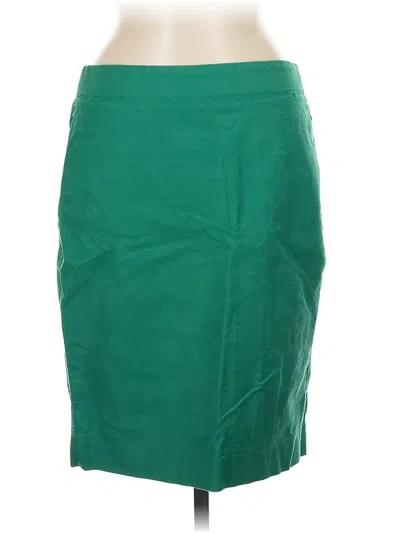 Pre-owned Jcrew Formal Skirt In Green