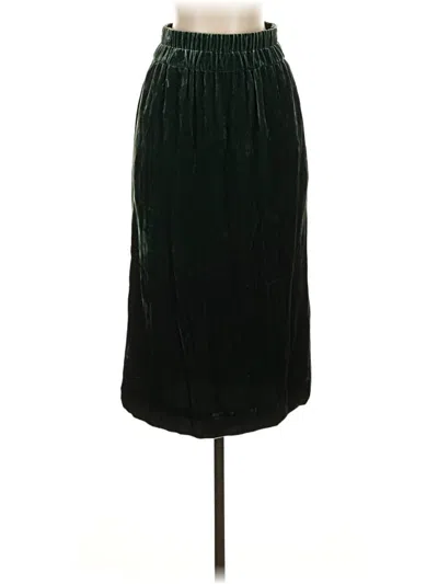 Pre-owned Jcrew Formal Skirt In Green