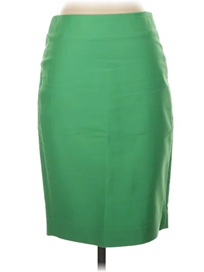 Pre-owned Jcrew Formal Skirt In Green