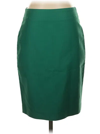 Pre-owned Jcrew Formal Skirt In Green