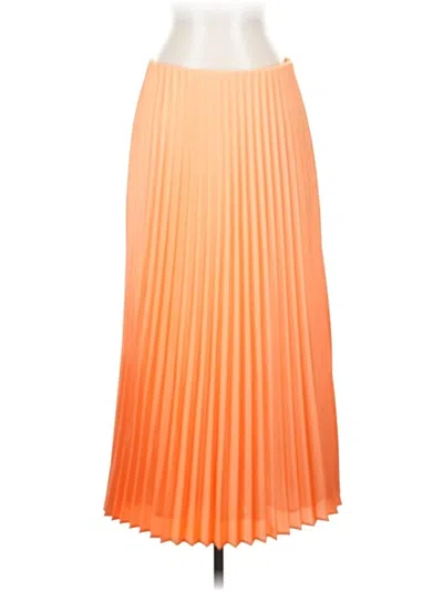 Pre-owned Jcrew Formal Skirt In Orange