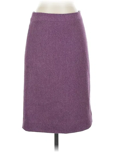 Pre-owned Jcrew Formal Skirt In Purple