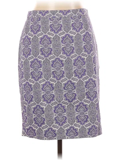Pre-owned Jcrew Formal Skirt In Purple