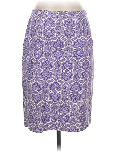 Pre-owned Jcrew Formal Skirt In Purple