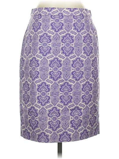 Pre-owned Jcrew Formal Skirt In Purple