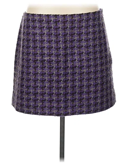 Pre-owned Jcrew Formal Skirt In Purple