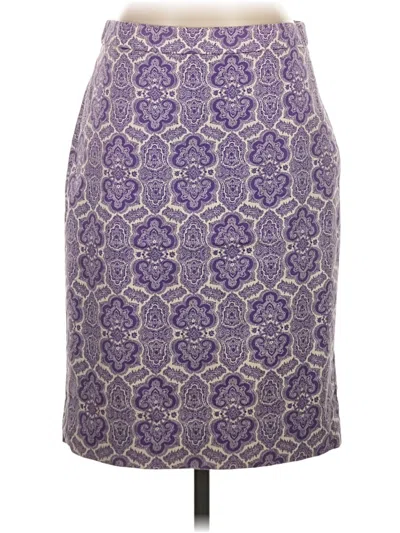 Pre-owned Jcrew Formal Skirt In Purple